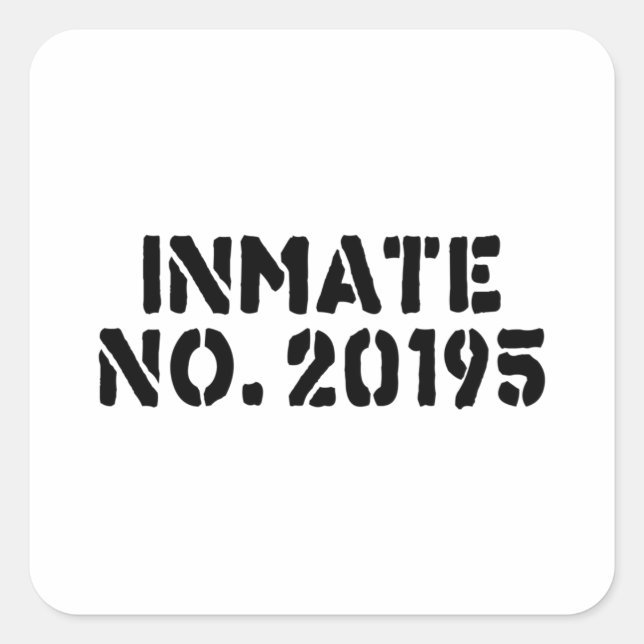 nmate No. 20195 Square Sticker (Front)