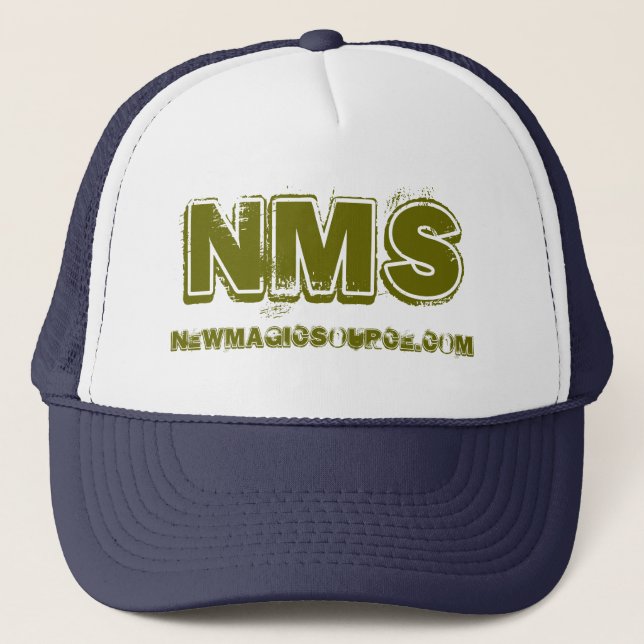 NMS, newmagicsource.com Trucker Hat (Front)