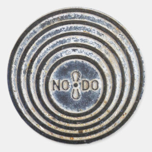 "NO8DO" Sevilla Manhole Cover Sticker