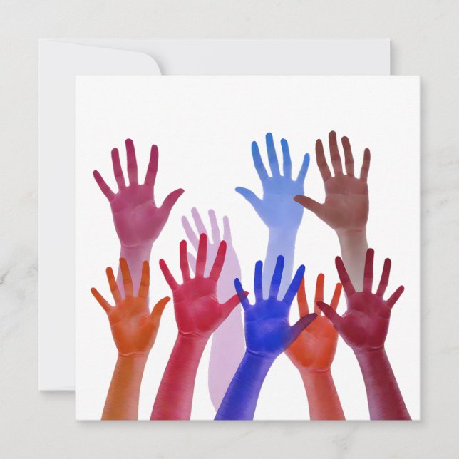  No 01, Movement and unity Thank You Card (Front)