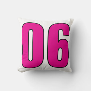 No. 06 – Stylish Numeric Statement Art Cushion