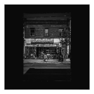 No 1030 Queen St E 3 with Border Photo Print