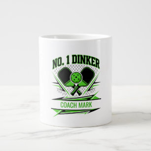 No 1 Dinker Pickleball Coach Custom Jumbo Mug