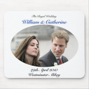 No.1 The Royal Wedding William & Catherine Mouse Pad