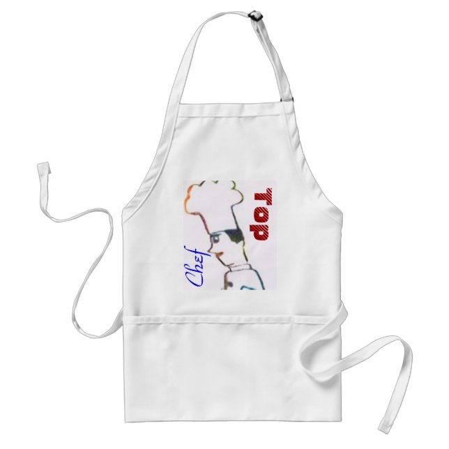 🍷👍No-1 Top Chef Fabulous Classic Spacious Standard Apron (Front)