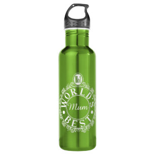 No.1 World’s Best Mum Emblem Classic White Print 710 Ml Water Bottle