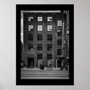 No 266 King St E 2 with Border Poster