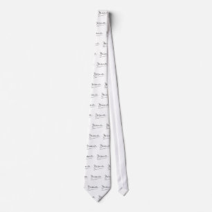 No.34 The signature of Princess Diana. Tie
