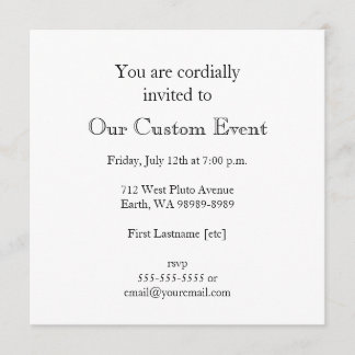 No. 3 invitation