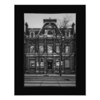 No 496 Queen St E 4 with Border Photo Print
