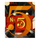 No. 5 Painting - The Figure 5 in Gold by Demuth