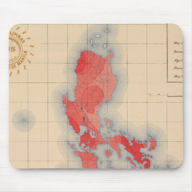 No 6 Distribution Temblores Signs Mouse Pad (Front)