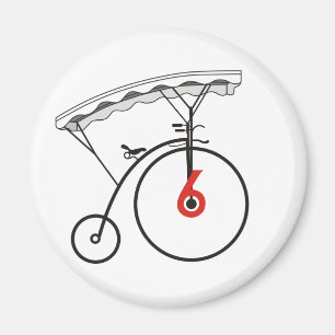 No. 6's Village Badge Magnet