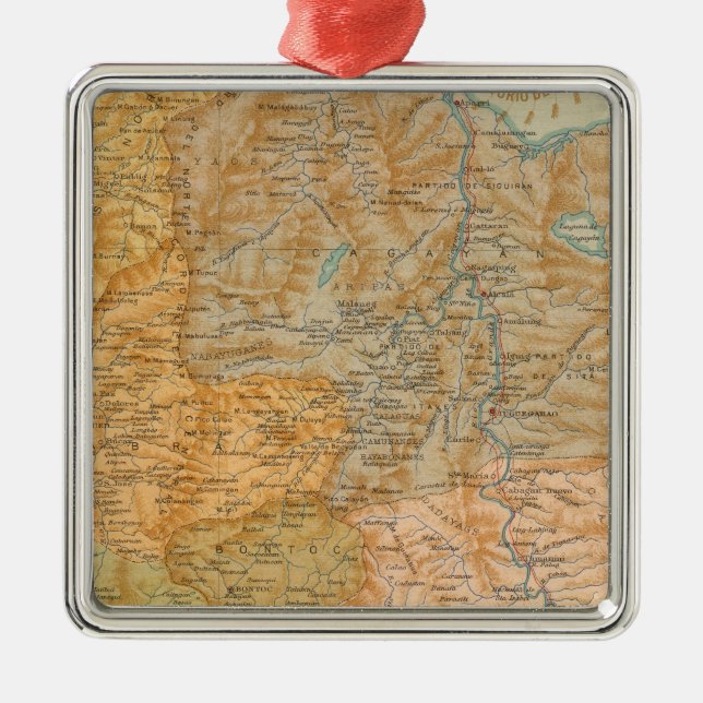 No 7 Luzon Metal Tree Decoration (Front)