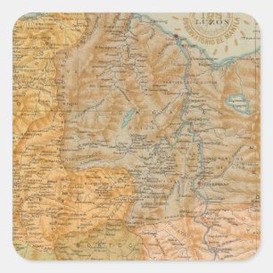 No 7 Luzon Square Sticker