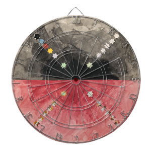 No. A (Atom Series) Hilma af Klint Dartboard