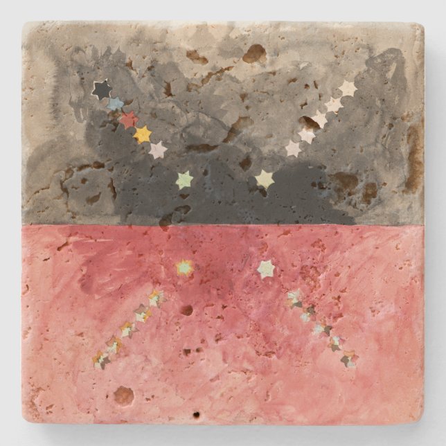 No. A (Atom Series) | Hilma af Klint | Stone Coaster (Front)
