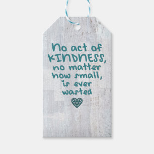 No Act of Kindness is Ever Wasted Gift Tags