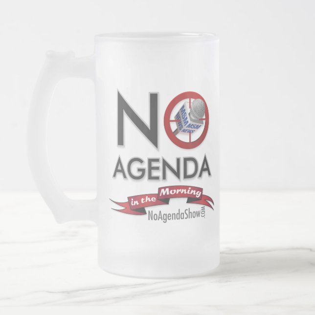 No Agenda Party Mug (Left)