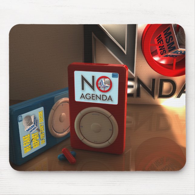 No Agenda Show Mousepad (Front)