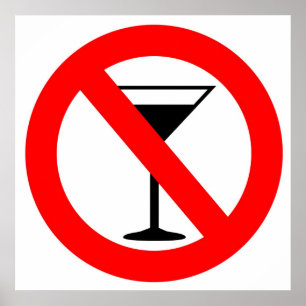 No Alcohol Sign