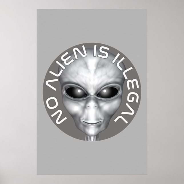 No Alien Is Illegal Poster (Front)