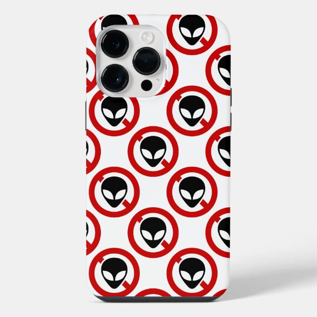 NO ALIENS iPhone CASE (Back)