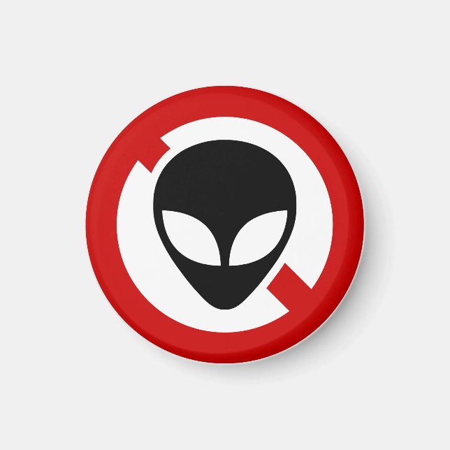 NO ALIENS MAGNET (Front)