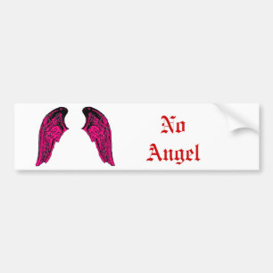 no angel bumper sticker