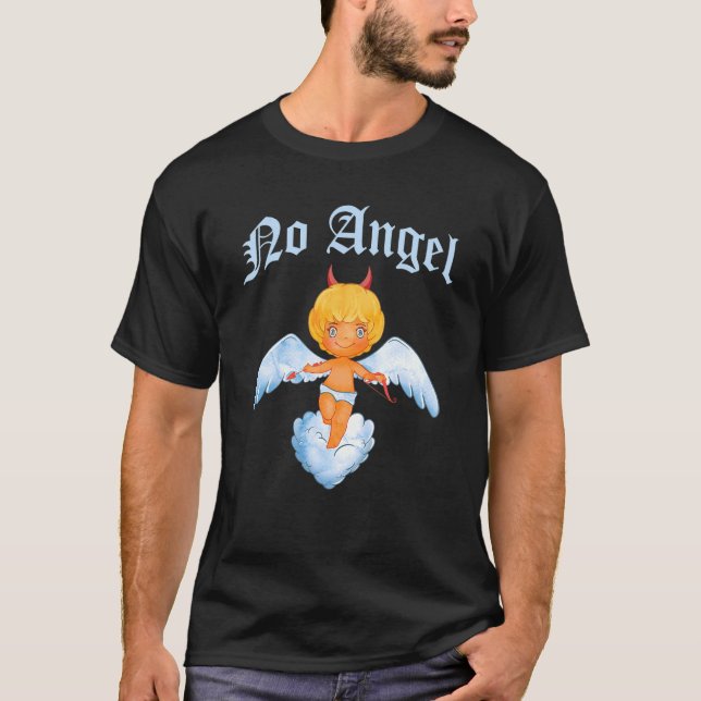 No Angel Cherub T-Shirt (Front)