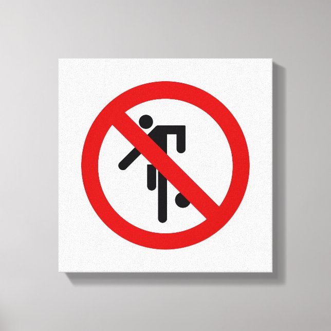 NO Ball Games ⚠ Thai Park Sign ⚠ (Front)
