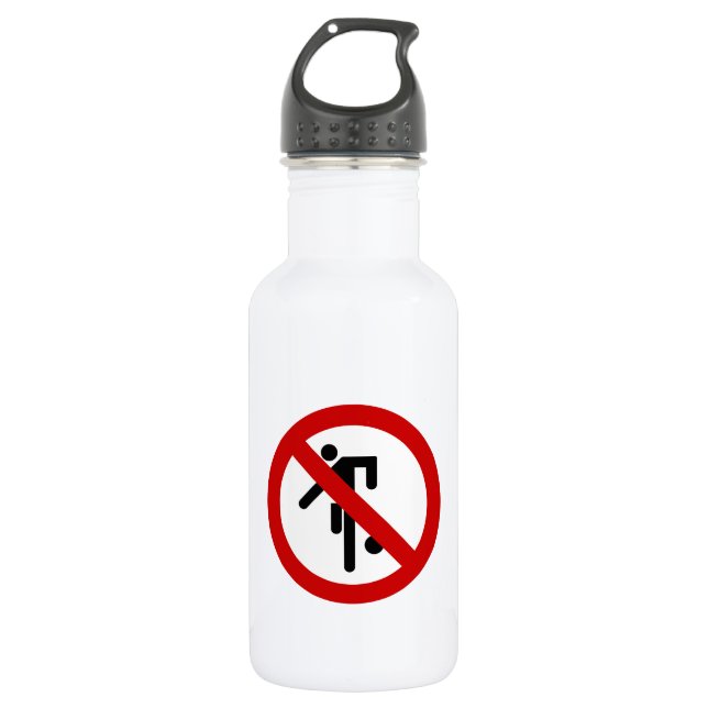 NO Ball Games ⚠ Thai Park Sign ⚠ 532 Ml Water Bottle (Front)