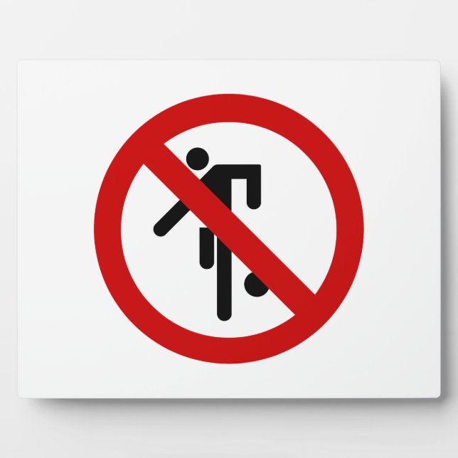 NO Ball Games ⚠ Thai Park Sign ⚠ Plaque (Front)