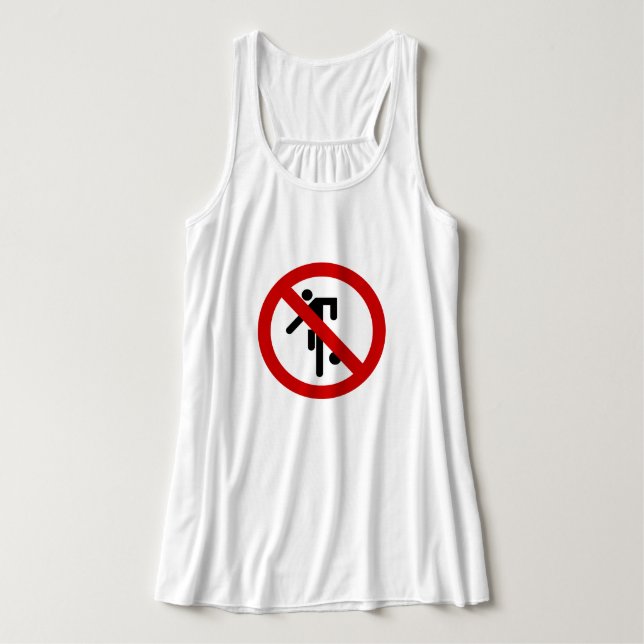 NO Ball Games ⚠ Thai Park Sign ⚠ Singlet (Design Front)