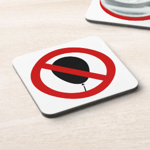 NO Balloon ⚠ Thai Sign ⚠ Coaster