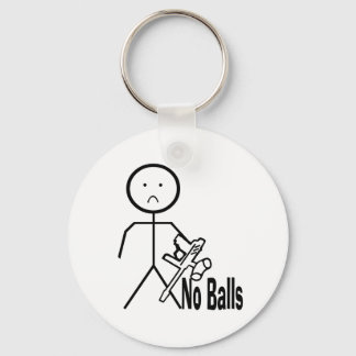 No Balls Key Ring