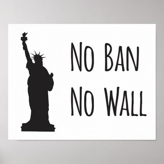 No Ban No Wall - Poster (Front)