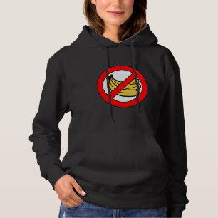 No Bananas on Boat Banana Hater Boat Rules Hoodie