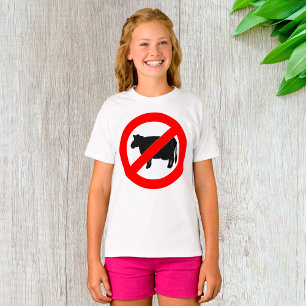 No Beef Sign Animal T-Shirt