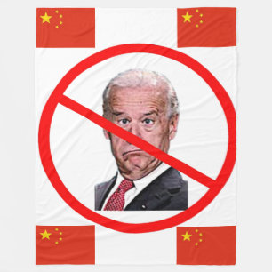 NO BIDEN FLEECE BLANKET