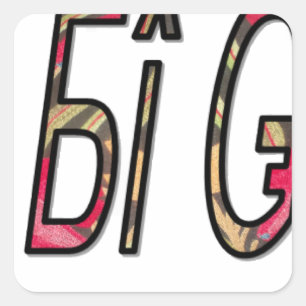 no bigiji.png square sticker