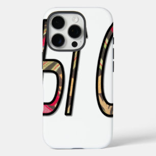 "No Bigiji" Text Art Print iPhone 16 Pro Case