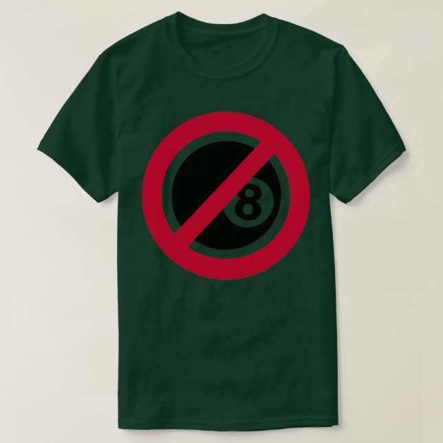 No billiards T-Shirt (Design Front)