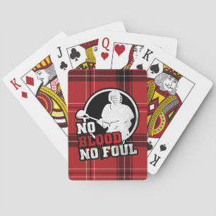 No Blood No Foul Lacrosse Card Deck