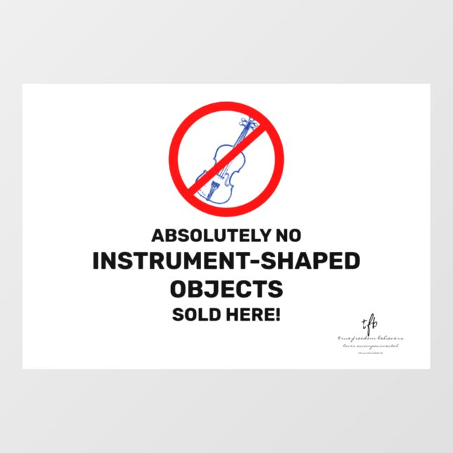 No Blue Violins Local Music Store (Sheet)