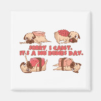 No Bones Day Pug - Funny sushi Pugs