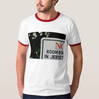 "No Boom Box in Jersey" - Ringer Tee