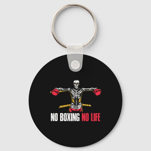 No Boxing No Life  Key Ring (Front)