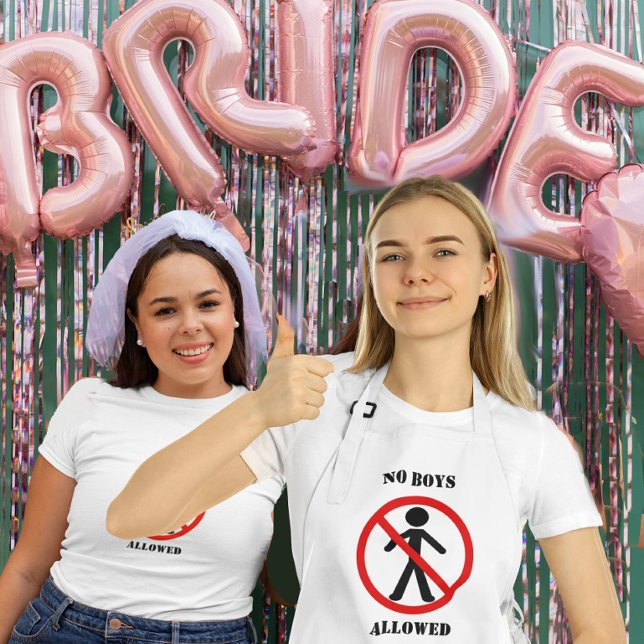 No Boys Allowed Standard Apron (Creator Uploaded)