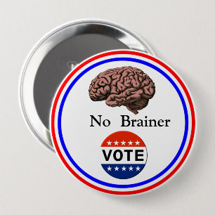 No Brainer Vote Button